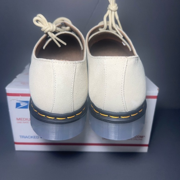 Dr Martens 1461 Iced Suede Oxford Shoes Ivory Toile Cream E.H. Sued Mens Size 13 main image 5